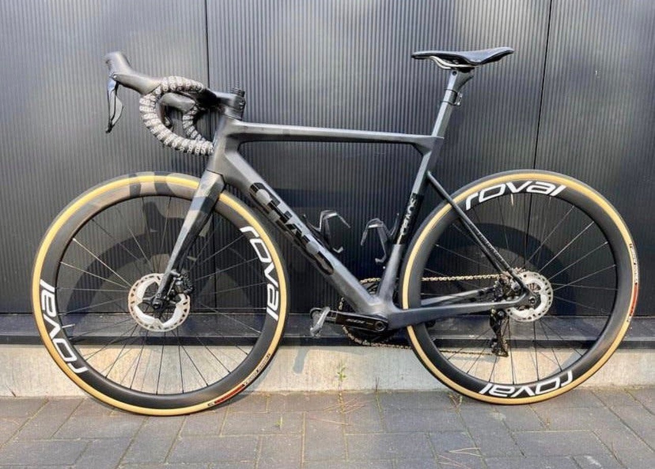 In perfecte staat carbon racefiets 105 di2 12 speed small, Enlèvement, Comme neuf, Carbone