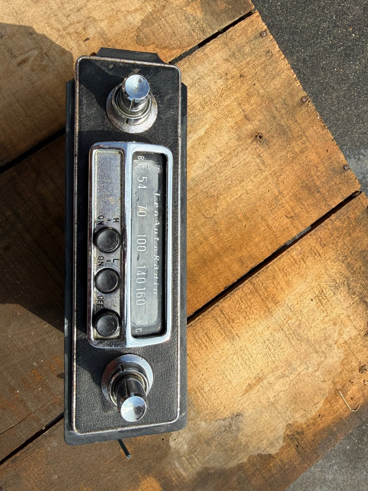 Antieke autoradio, Auto diversen, Autoradio's, Ophalen of Verzenden, Gebruikt
