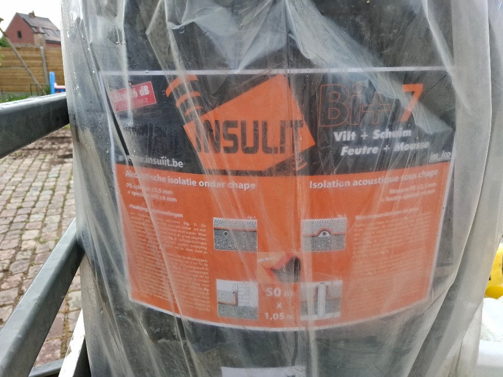 akoestische vloerisolatie, Doe-het-zelf en Bouw, Isolatie en Afdichting, Nieuw, Vloerisolatie, Overige materialen, Minder dan 4 cm