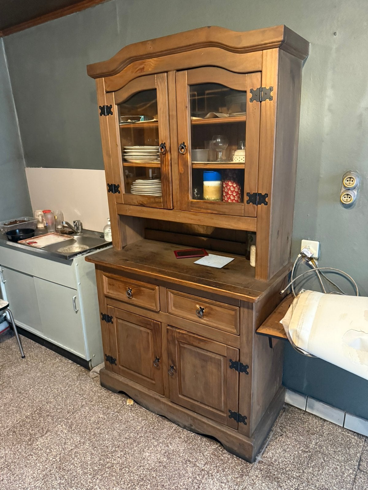 2 meubles en pin, Maison & Meubles, Enlèvement, Comme neuf, Pin