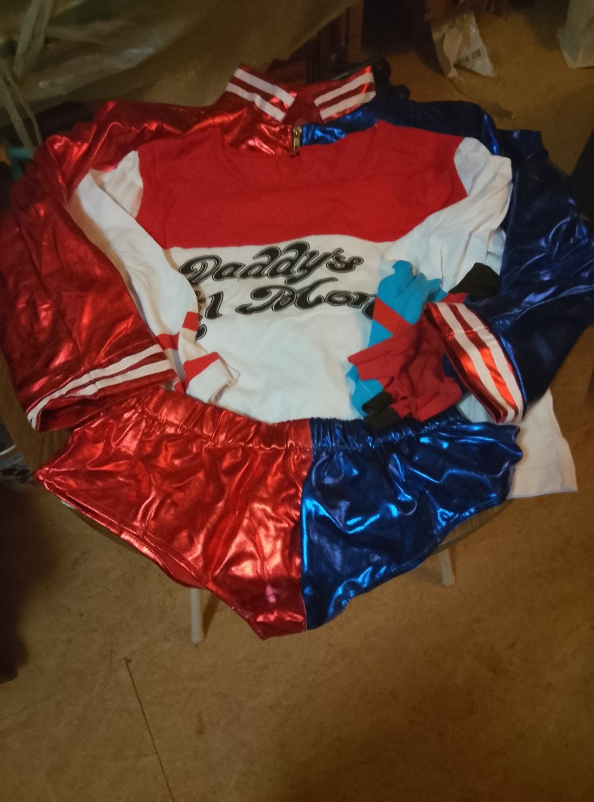 Verkleedset Harley Quinn, maat medium, Kleding | Dames, Carnavalskleding en Feestkleding, Ophalen