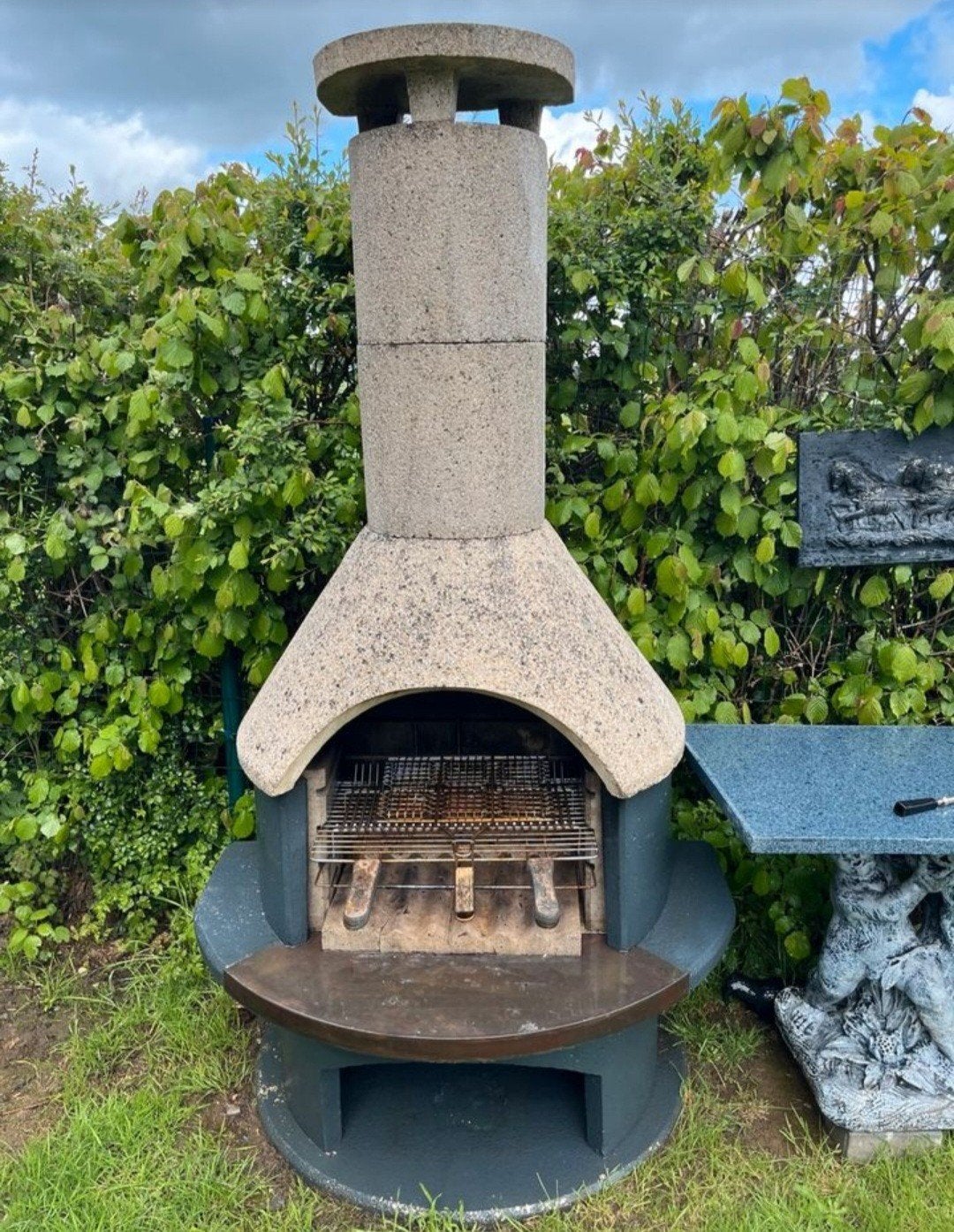 Jardin, barbecue, cheminée extérieure, Enlèvement ou Envoi