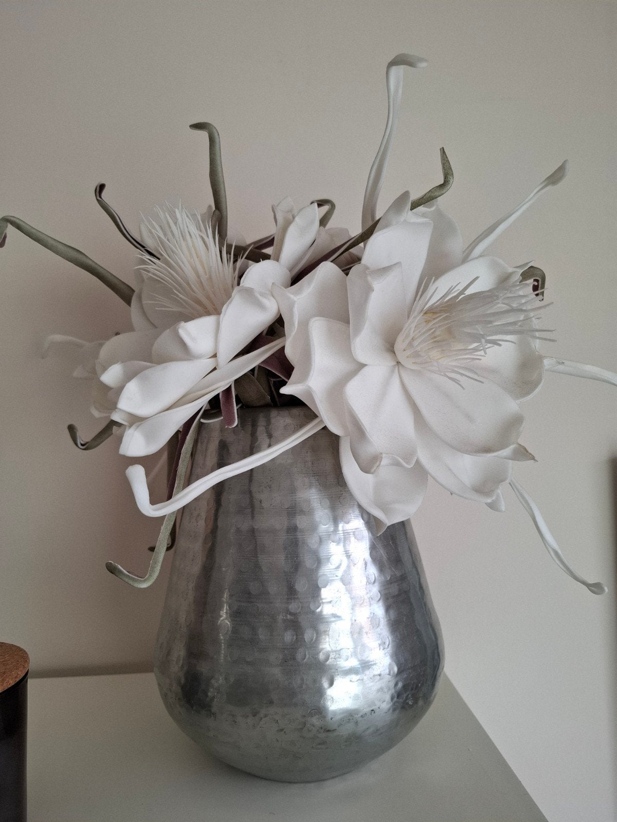 Vaas incl bloemen, Ophalen