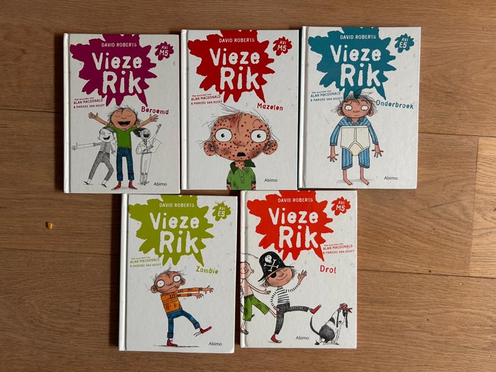 5 boeken viezerik avi m5/ e5, Boeken, Ophalen of Verzenden, Gelezen