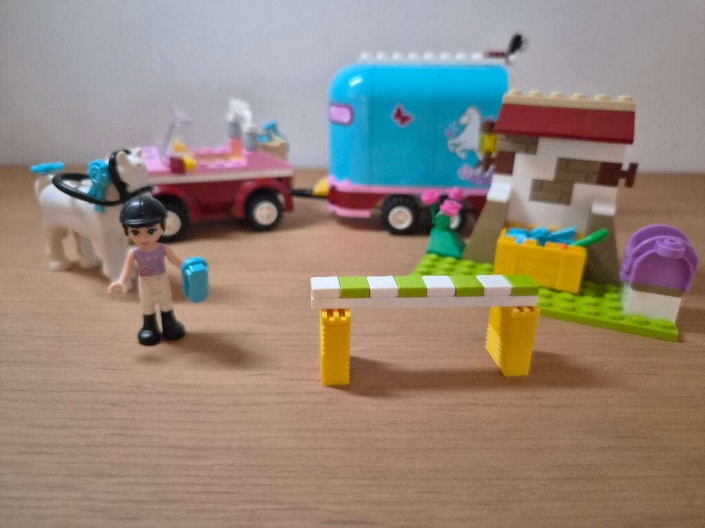 Lego friends paardentrailer 3186, Lego, Ensemble complet, Friends, Comme neuf