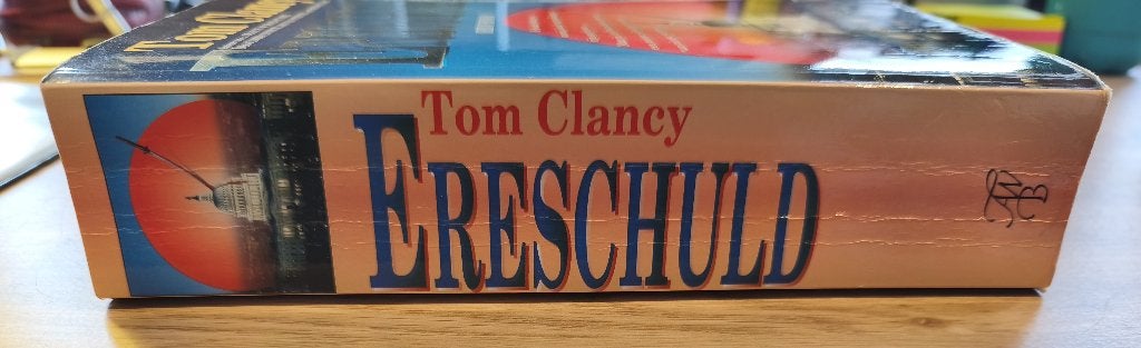 Boek Tom Clancy: Ereschuld, Boeken, Gelezen, België, Tom Clancy, Ophalen of Verzenden