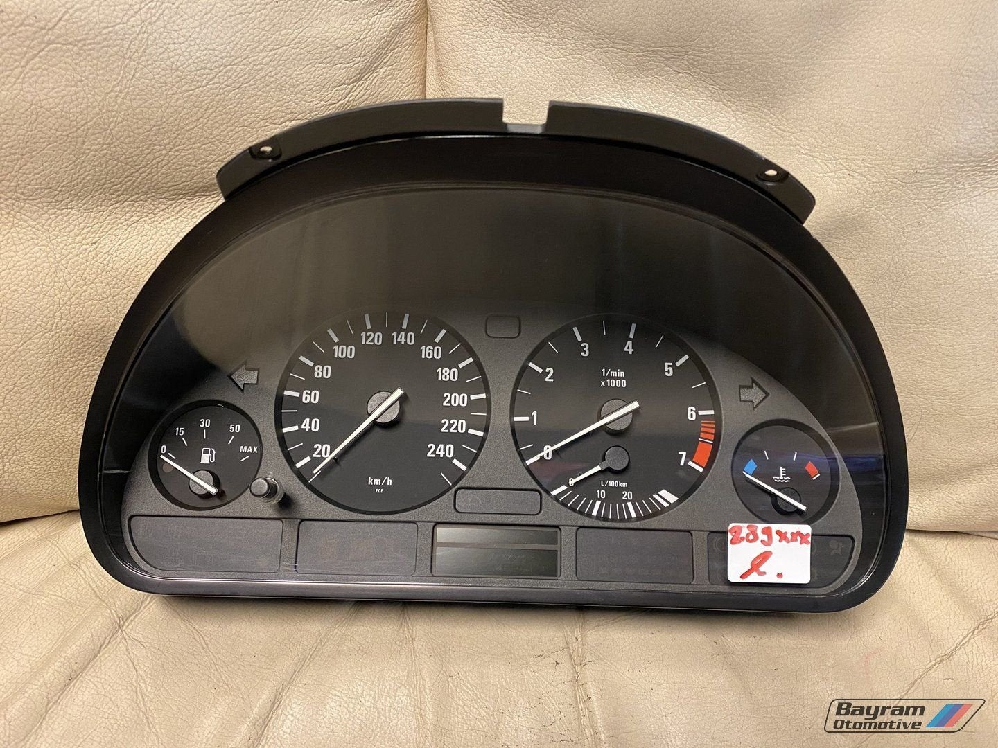 Bmw E39 tellerbak benzine km teller tacho 5-serie dashboard, Autos : Pièces & Accessoires, Tableau de bord & Interrupteurs, BMW