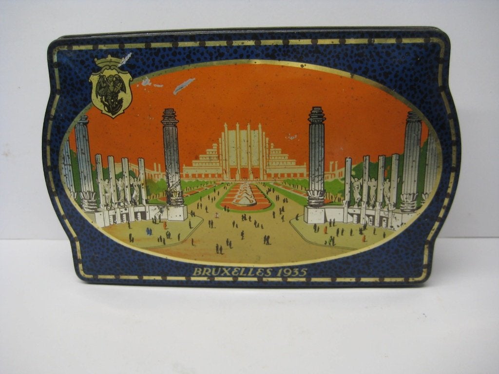 BLIK WERELDTENTOONSTELLING 1935, Ophalen of Verzenden