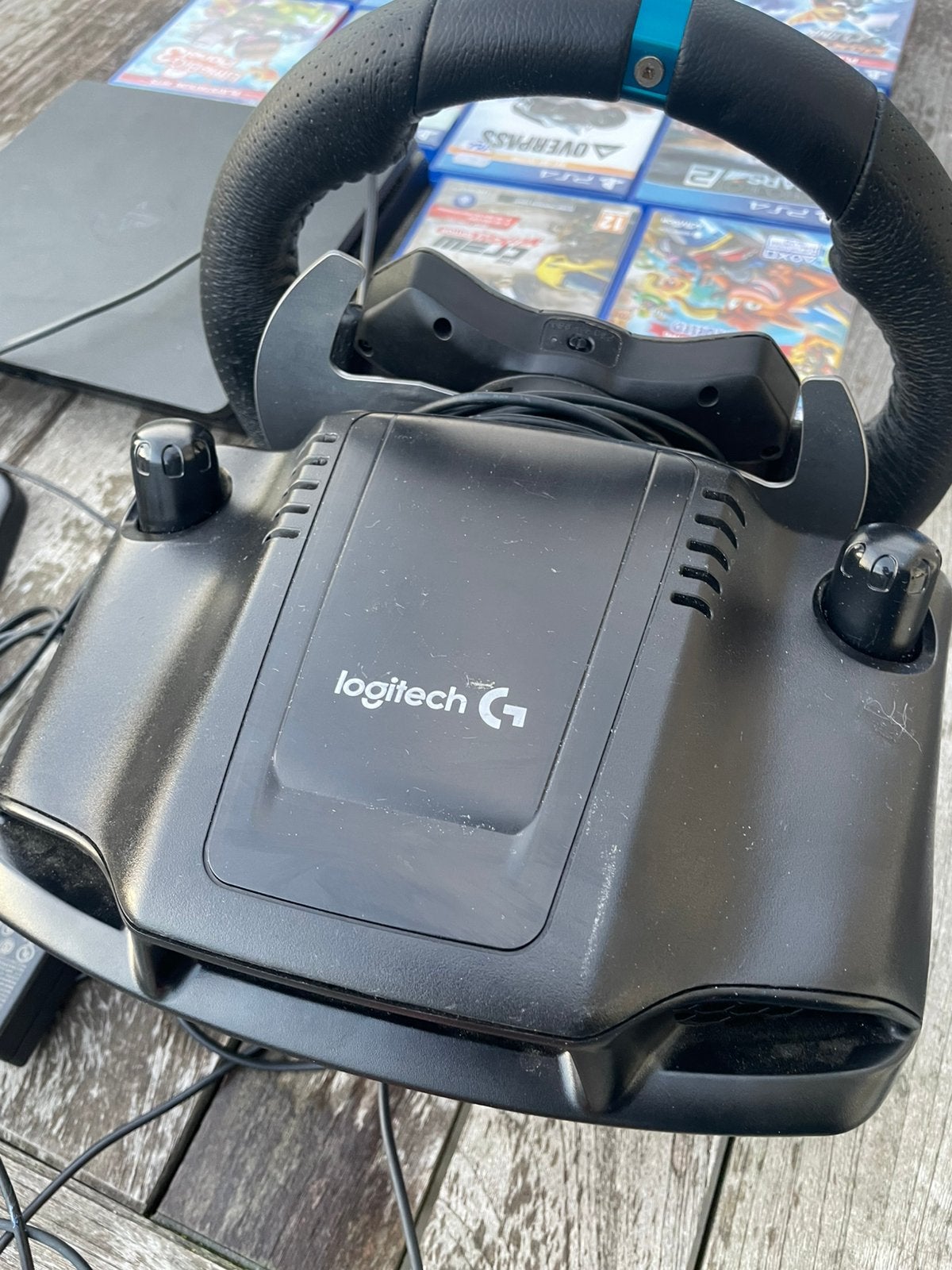 Ps4 met stuur en pedalen, Ophalen, Online, Gebruikt, Overige genres