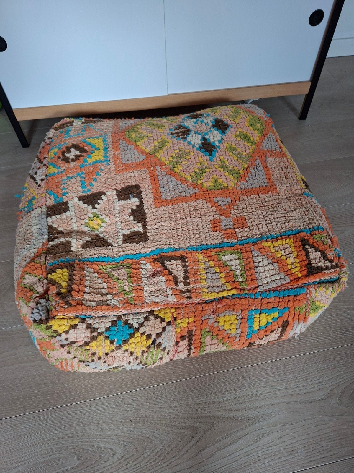 pouf berbère marocain vintage, Maison & Meubles, Canapés | Repose-pieds & Poufs, Enlèvement