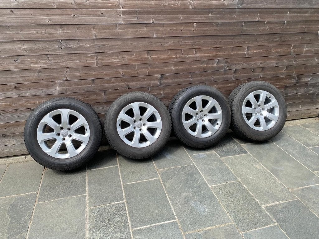 Winterbanden met velgen (Dunlop), Auto-onderdelen, Banden en Velgen, Ophalen, Gebruikt, Velg(en), 17 inch