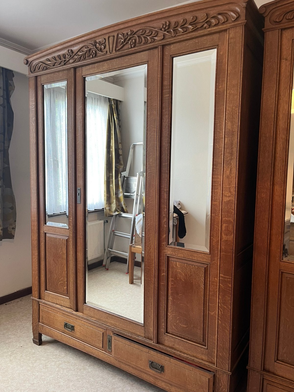 Slaapkamer antiek, Ophalen