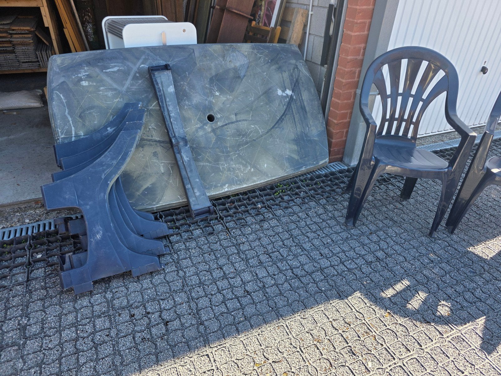 Tuin meubilair, Ophalen, Gebruikt, Kunststof, Tuinset