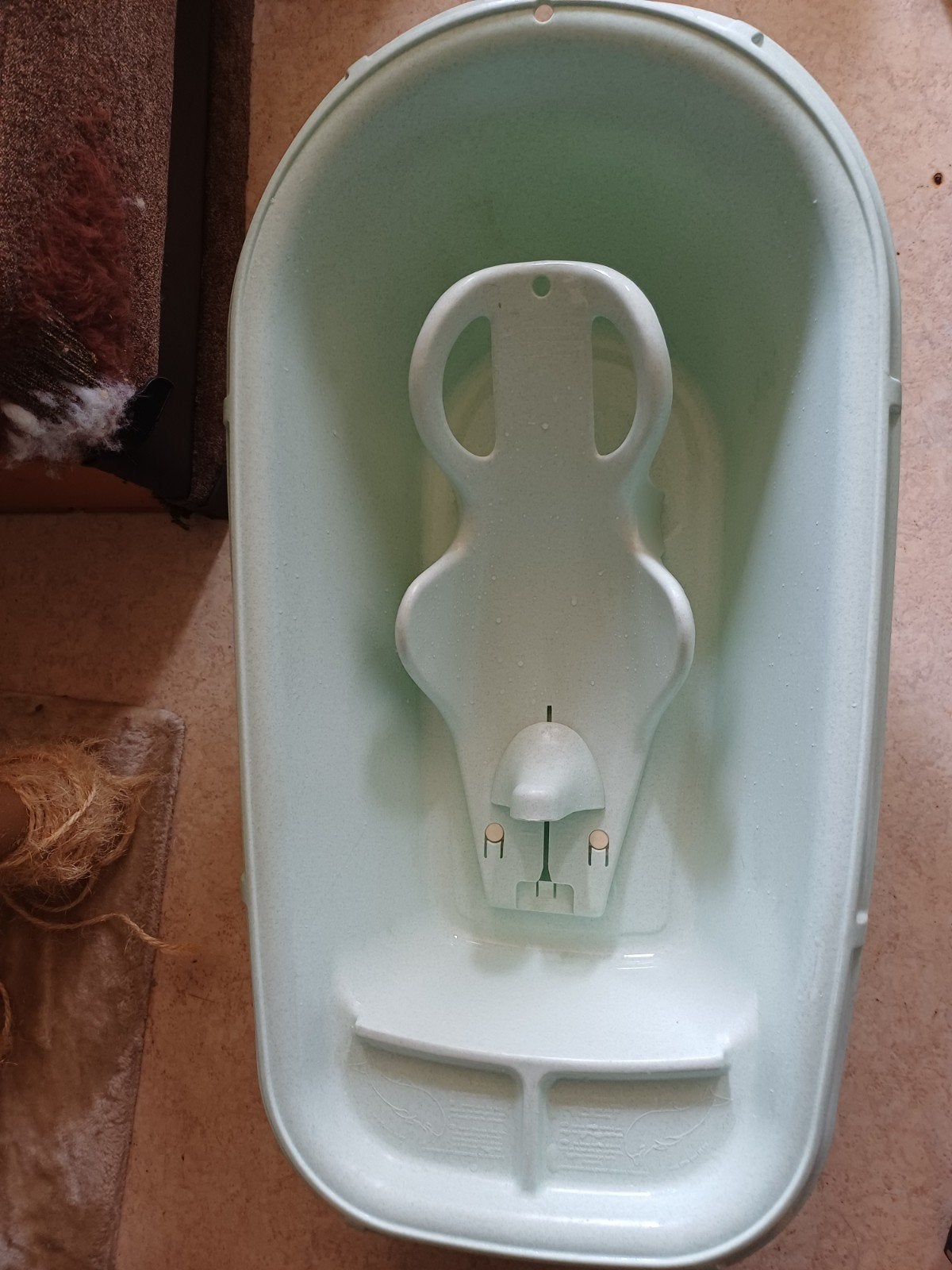 Baignoire pour bébé avec support en plastique, Enlèvement, Baignoire