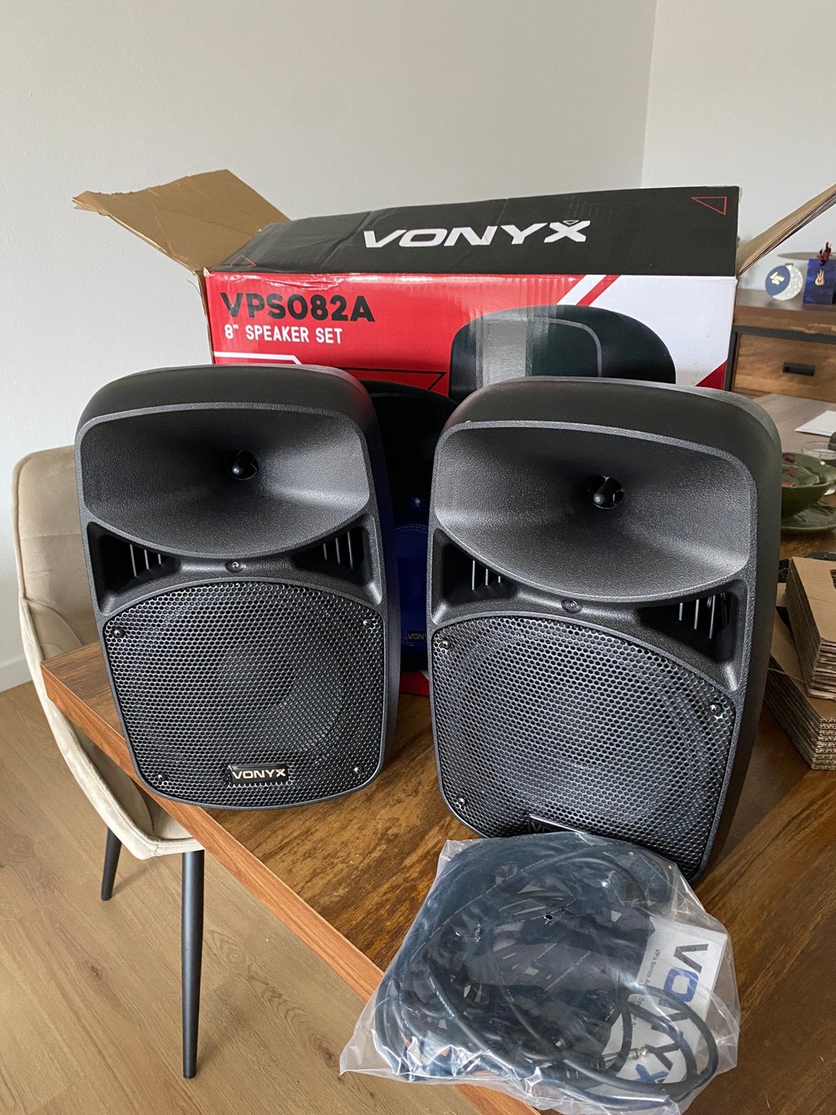 Speaker Vonyx VPS082A, Party speaker, Zo goed als nieuw, Lichteffecten, Ophalen