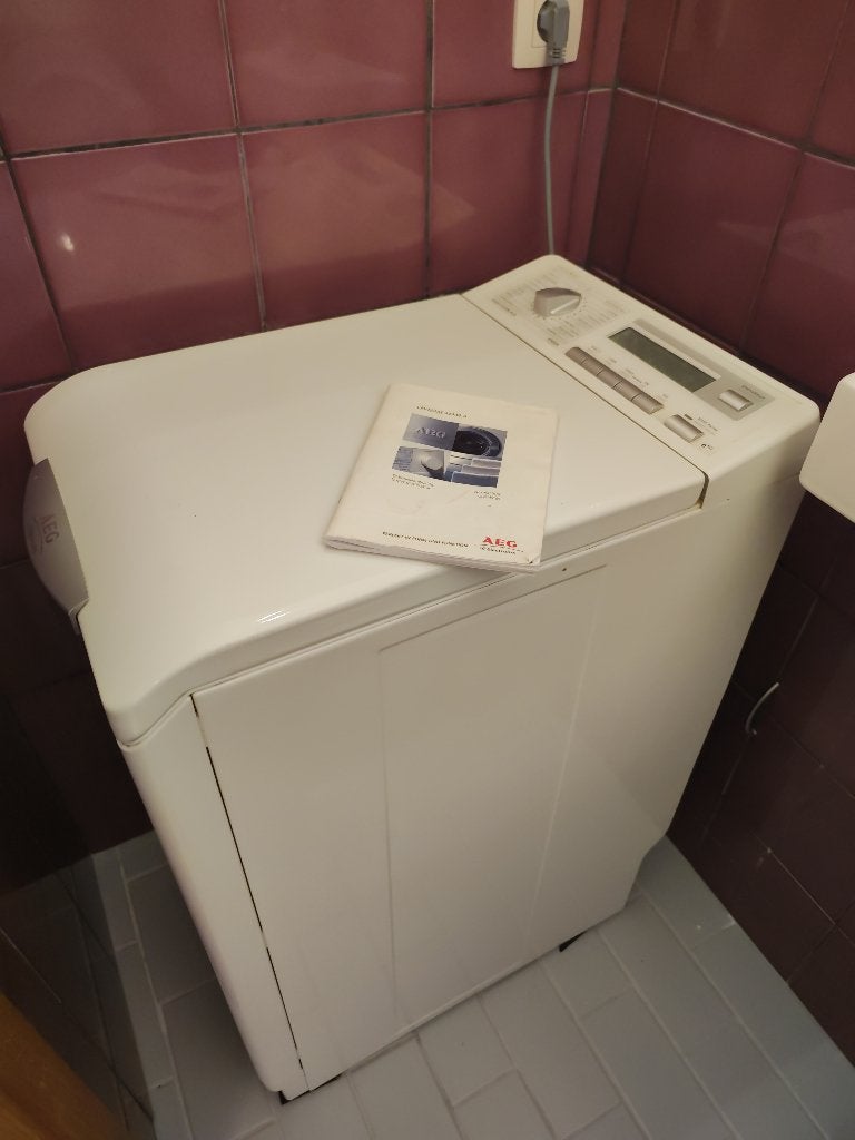 Wasmachine AEG 47430A, Elektronische apparatuur, Wasmachines, Ophalen, 1200 tot 1600 toeren, Gebruikt, Minder dan 85 cm