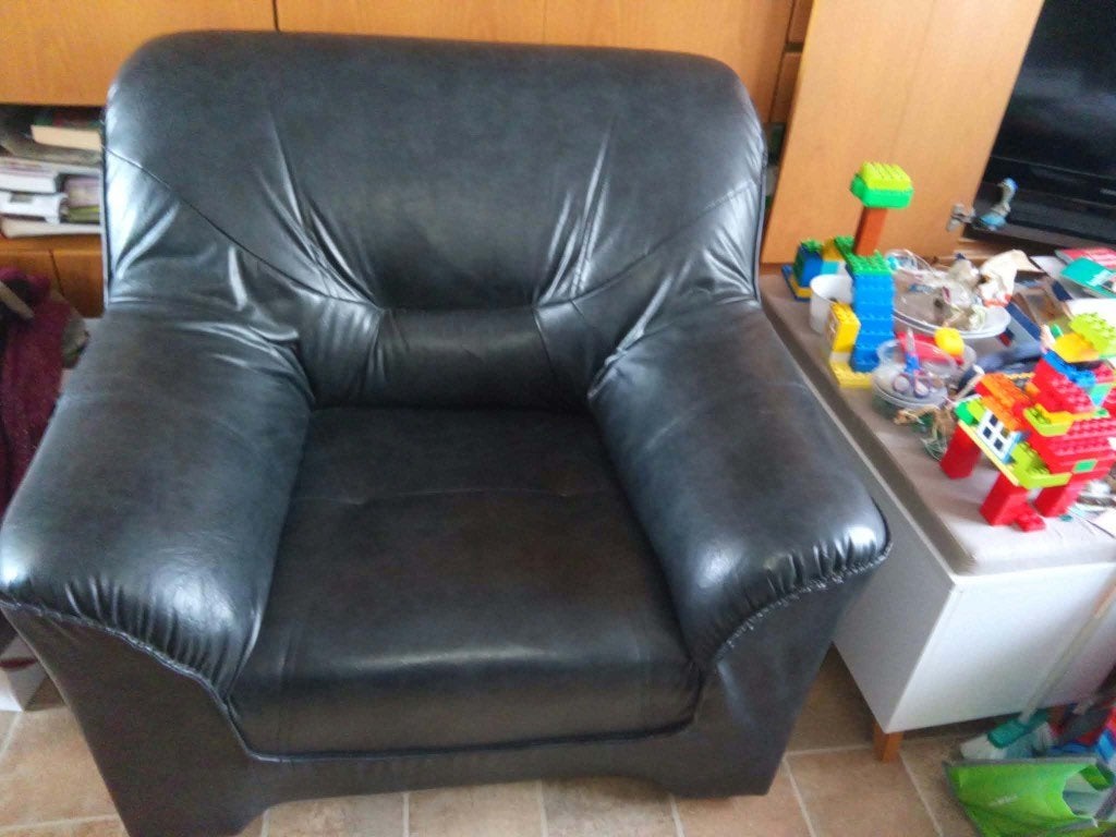 Fauteuil, 75 à 100 cm, Synthétique, Enlèvement, Utilisé