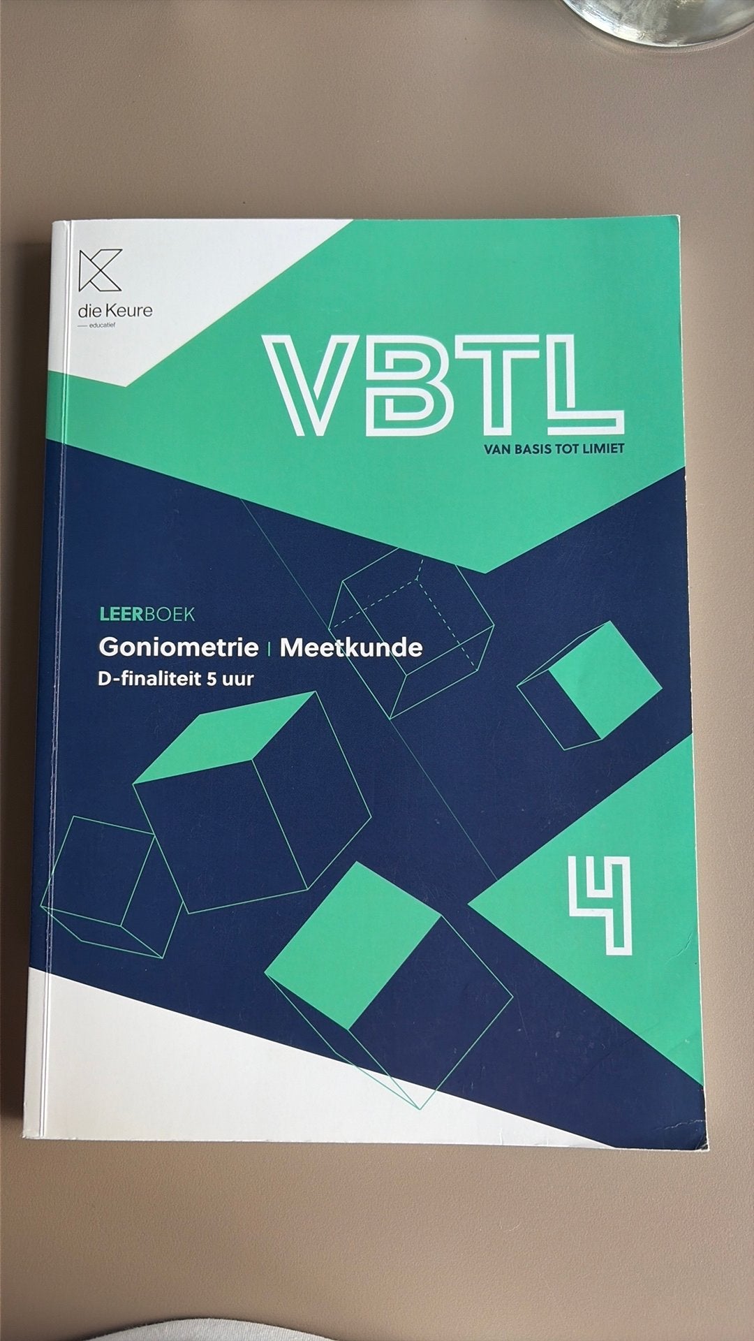 Cahier de mathématiques 4 : goniométrie secondaire 5 h, Enlèvement ou Envoi, Neuf