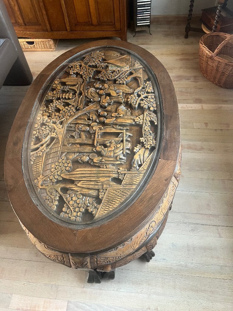 Chinees salontafeltje, Enlèvement