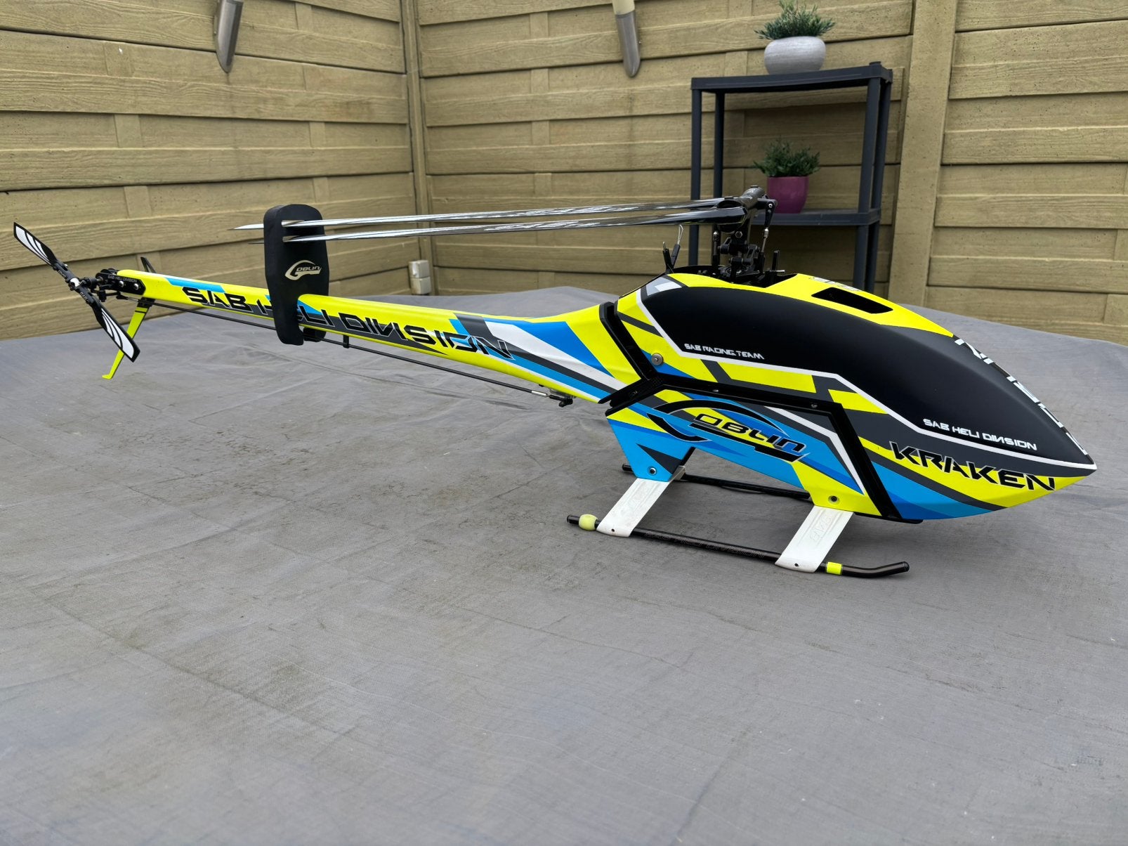 Goblin Kraken 700 vliegklaar., Hobby en Vrije tijd, RTF (Ready to Fly), Helikopter, Zo goed als nieuw, Ophalen