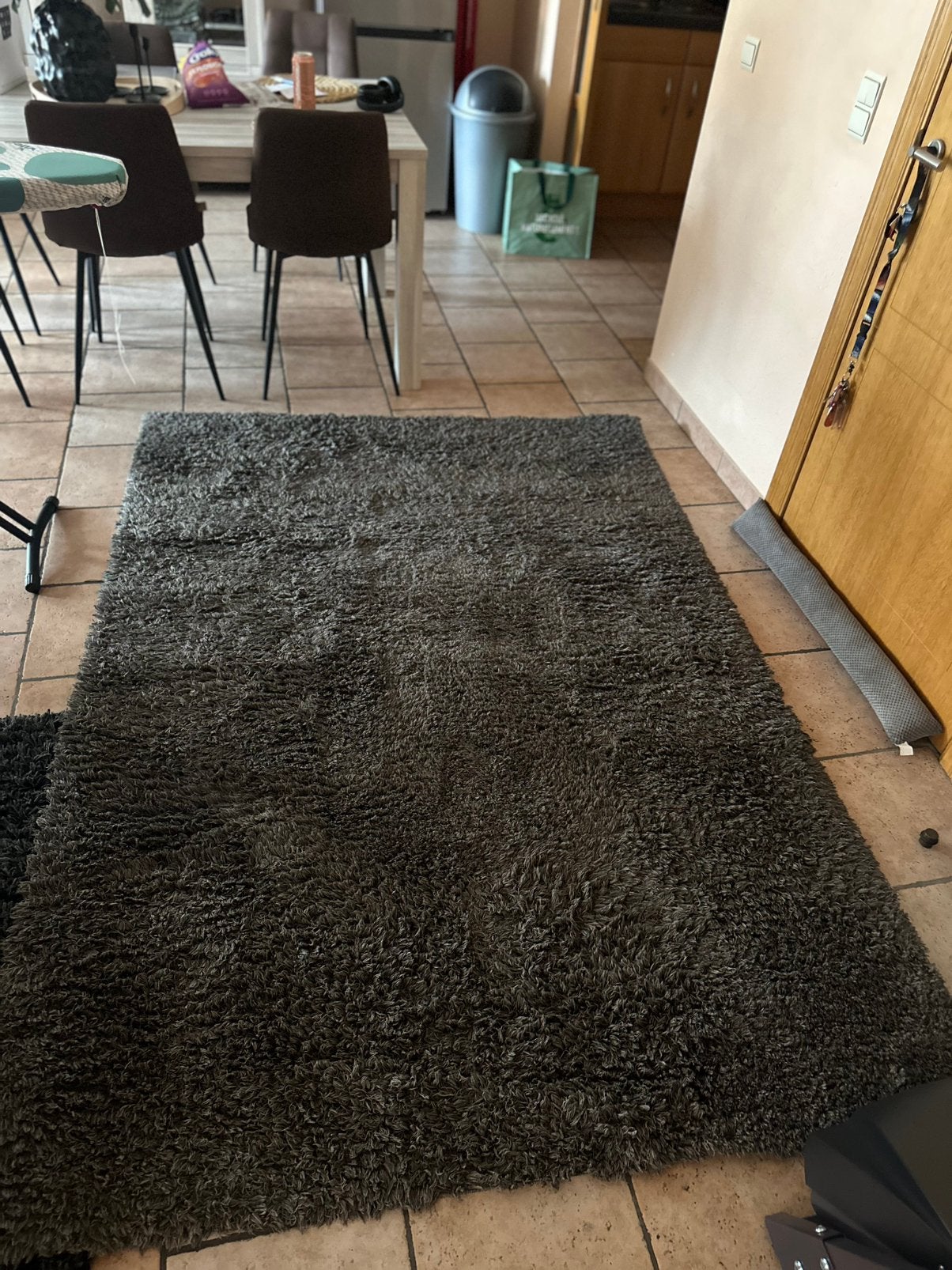 Tapis 230x160 marron poils longs, Maison & Meubles, Ameublement | Tapis & Moquettes, Enlèvement, Comme neuf