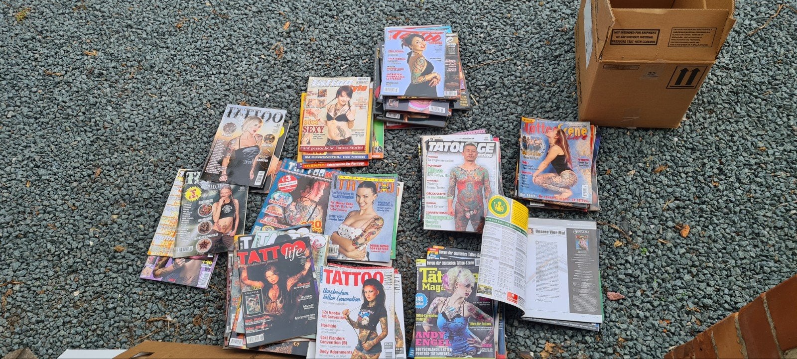 Magazine de tatouage, Livres, Enlèvement, Utilisé, Corps et Esprit