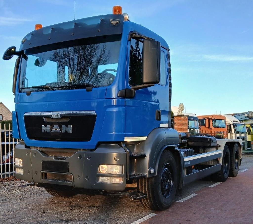 MAN TGS 33.440 6x4 containersysteem AJK  nr (31 ), Auto's, Automaat, Euro 5, MAN, Bedrijf
