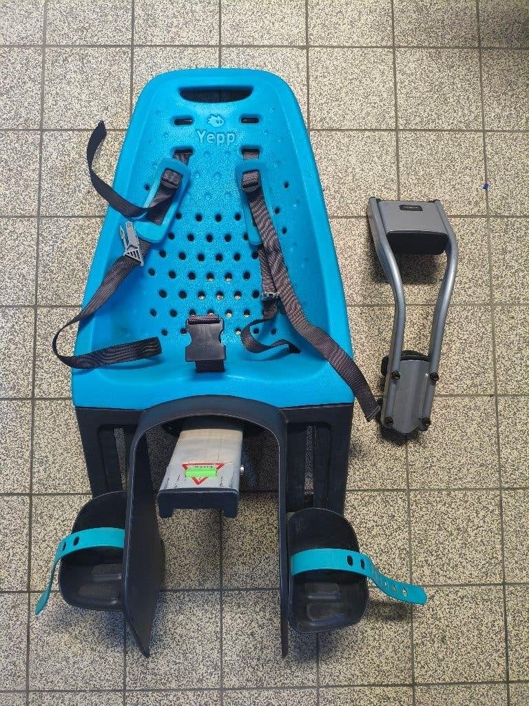 Fietsstoel Thule Yepp Maxi zadelbuisbevestiging, Fietsen en Brommers, Ophalen, Achterzitje, Voetsteuntjes, Yepp (Thule)