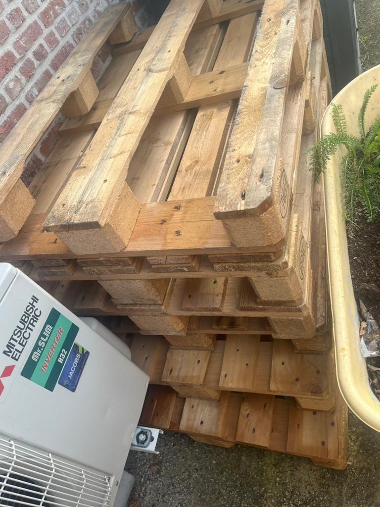 Europallets, Bricolage & Construction, Bois & Planches, Enlèvement, Comme neuf