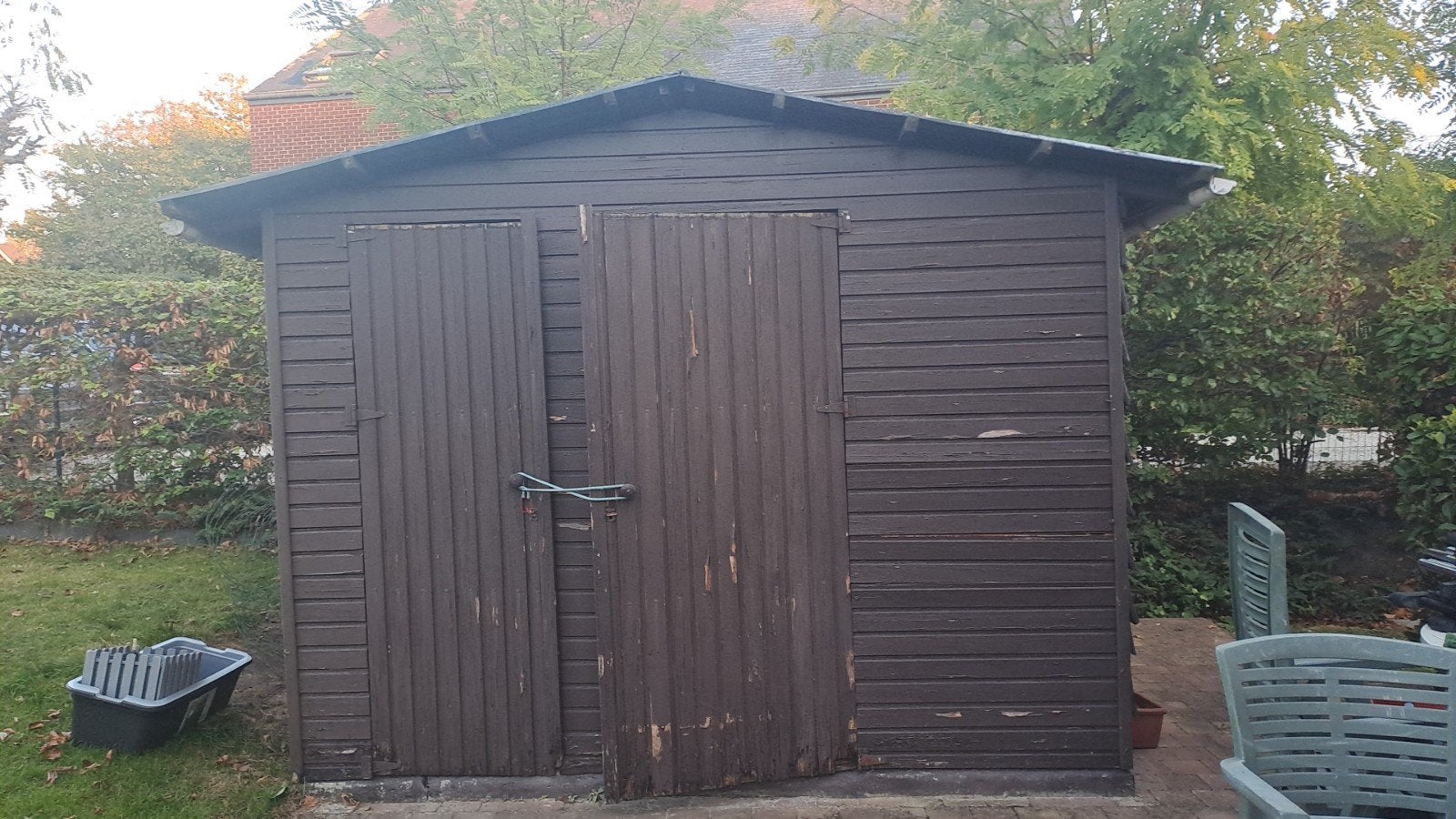 cabane en bois a donner a démonter, Jardin & Terrasse, 200 à 400 cm, 250 à 300 cm, Cabane en bois, Enlèvement