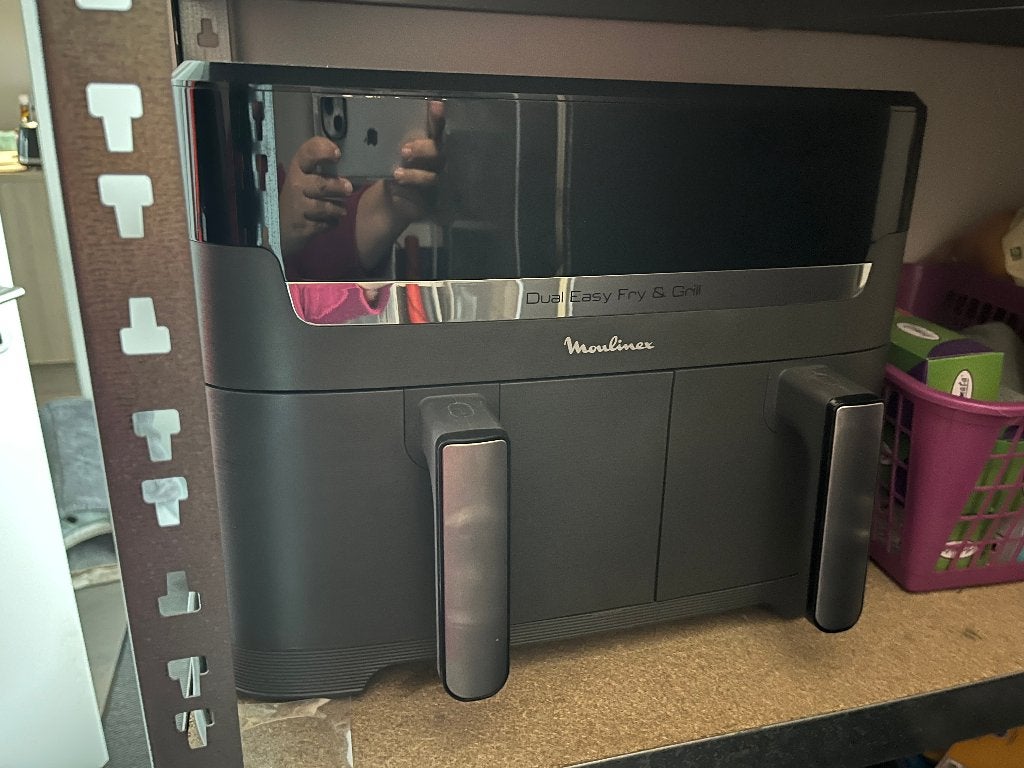 Dual Easy Fry & Grill EZ905B20 Air fryer, Elektronische apparatuur, Ophalen of Verzenden, Zo goed als nieuw, Airfryer