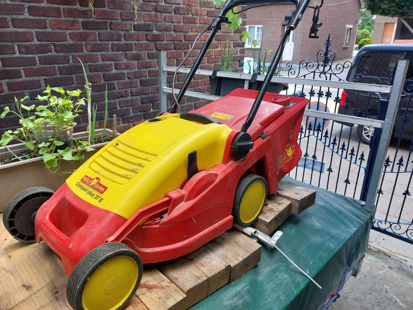 Wolfcraft grasmaaier, Ophalen, Elektrische grasmaaier, Mulchfunctie