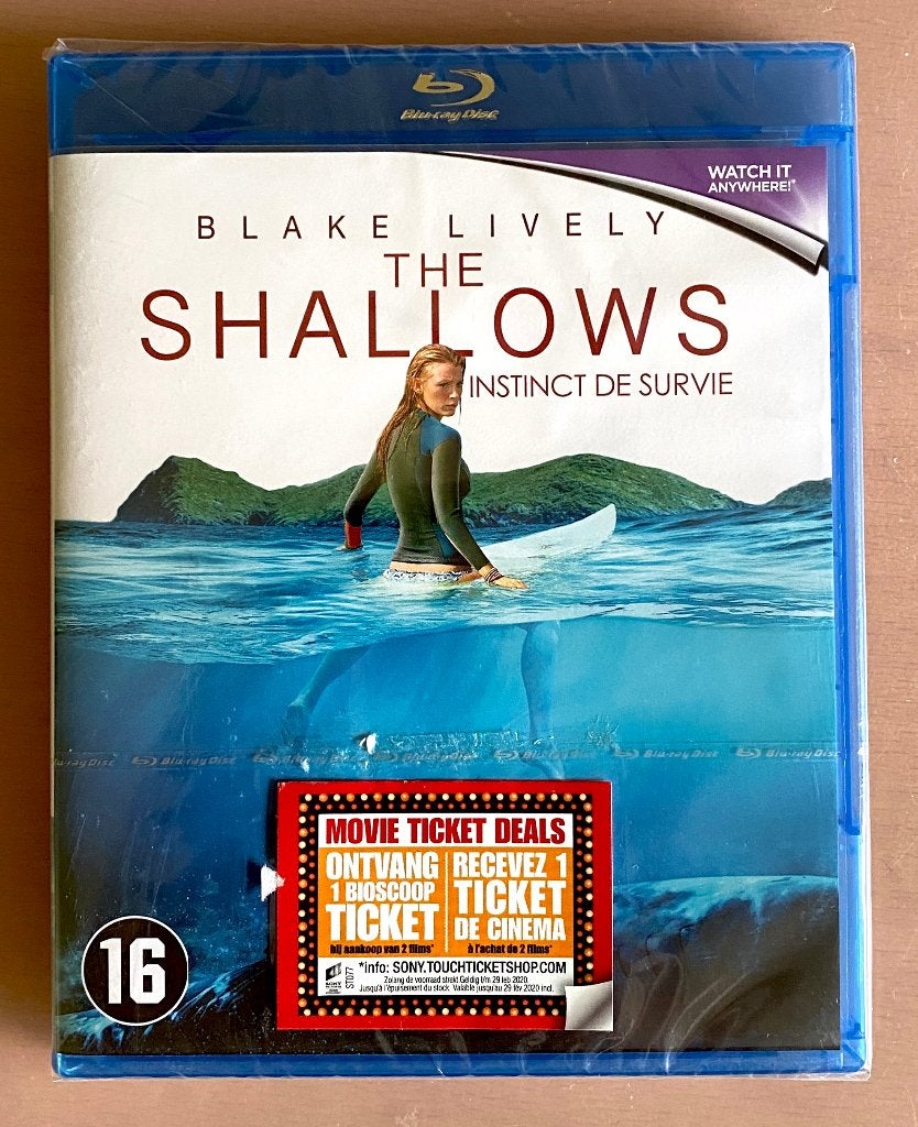 INSTINCT DE SURVIE (The Shallows) /// NEUF / Sous CELLO, Avec suppléments, Enlèvement ou Envoi, Film, Anglais