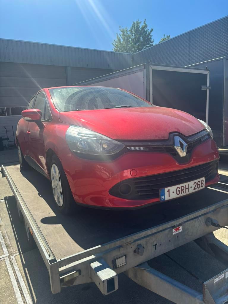 Renault Clio diesel, Auto's, Bedrijf, 5 deurs, Te koop, Rood