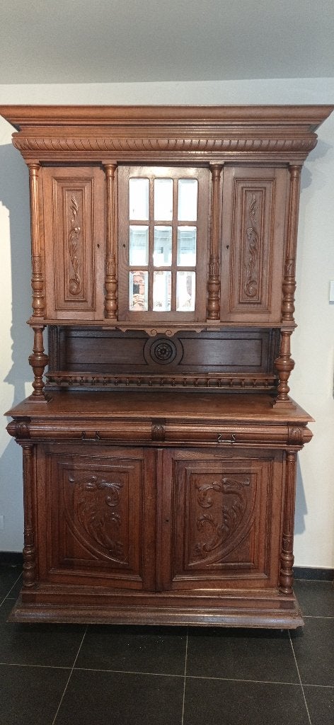 meuble salle à manger 100€ + table têtes de lions 100 €, Maison & Meubles, Enlèvement, Comme neuf, Avec tiroir(s)