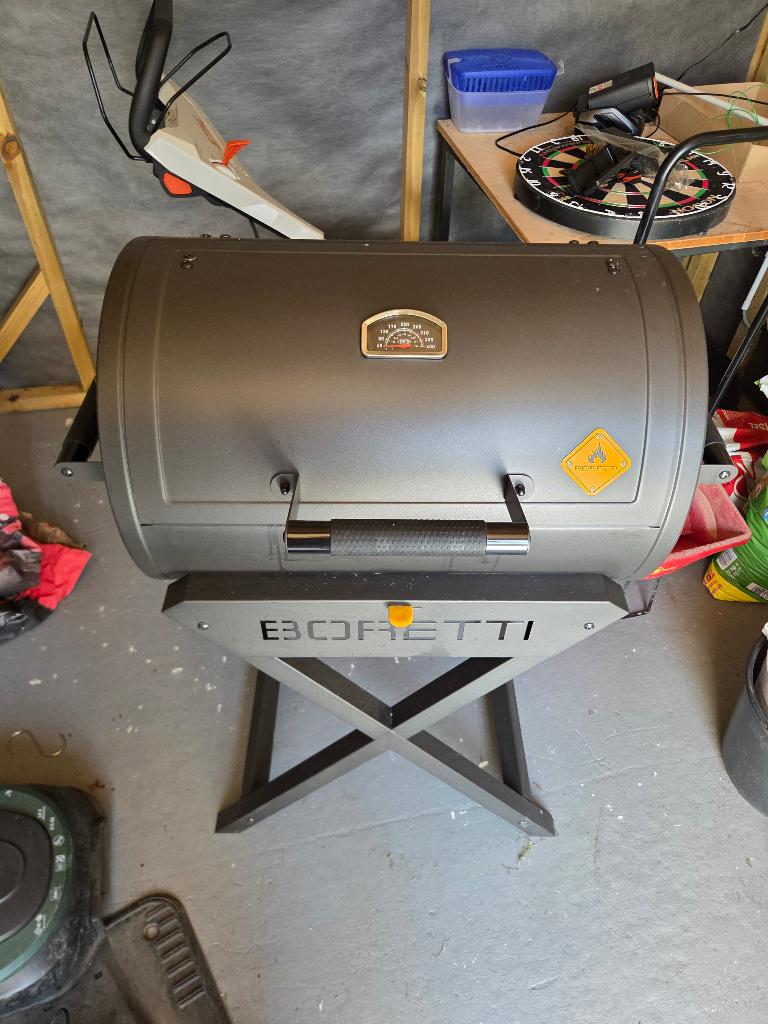 Boretti houtkool bbq, Jardin & Terrasse, Enlèvement, Utilisé, Boretti., Avec accessoires