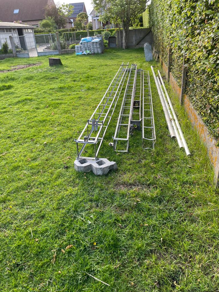 Mât d'antenne extensible, Bricolage & Construction, Enlèvement, Utilisé