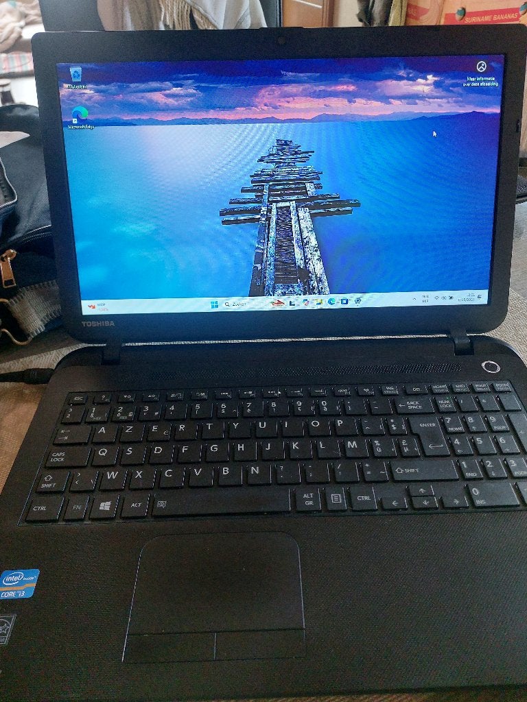 Laptop Toshiba, Computers en Software, Windows Laptops, Ophalen of Verzenden, Azerty, SSD