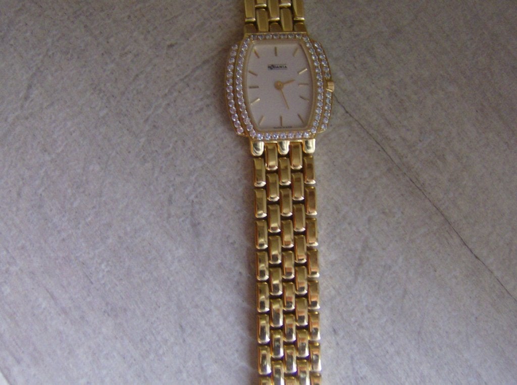 Gold plated - Dameshorloge - Rodania, Handtassen en Accessoires, Ophalen