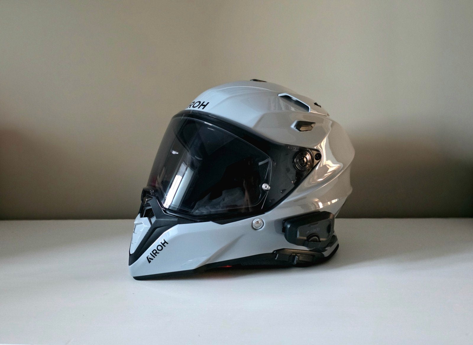 Airoh Commander 2 „Naked” motorhelmset + Cardo Freecom 4x, Motoren, Kleding | Motorhelmen, Overige merken, Heren, Ophalen of Verzenden
