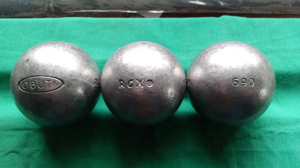 Petanqueballen Obut RCX Inox in nieuwstaat, Sport en Fitness, Ophalen of Verzenden, Zo goed als nieuw, Bal