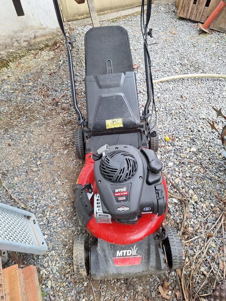 Tondeuse essence tractée, Enlèvement