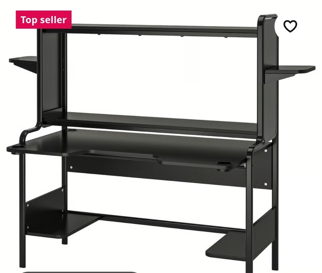 Bureau gamer noir, Maison & Meubles, Bureau gaming, Démontable, Utilisé, IKEA
