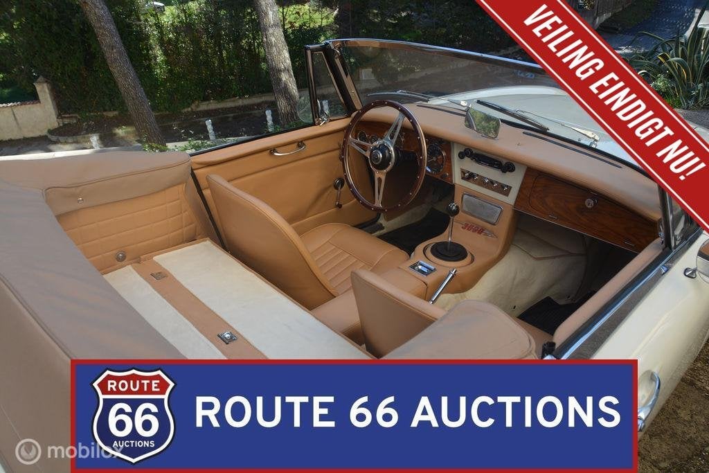 Austin-Healey 3000 MK III | 1967 | Route 66 Auctions, Auto's, Austin, Zwart, Bedrijf, Handgeschakeld
