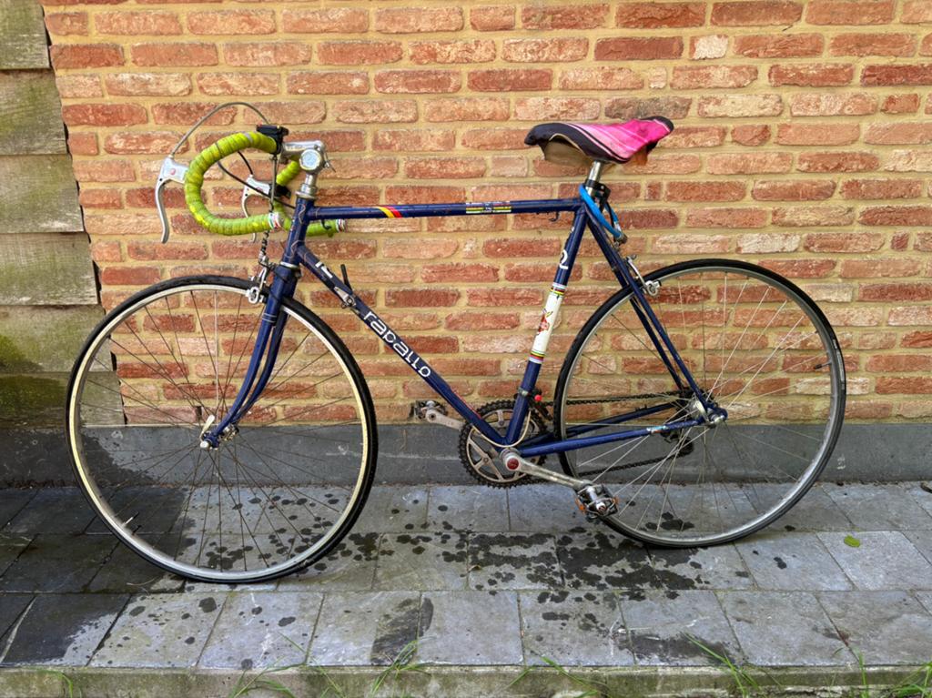 Vintage Rapallo Racefiets  Stalen Koersfiets (Jaren '70/'80), Fietsen en Brommers, Ophalen, Gebruikt
