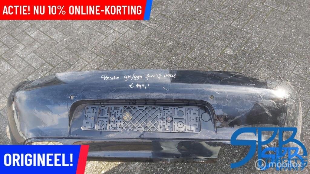 Achterbumper PORSCHE 911 997 4X PDC 99750541128FFF 2004-2012, Gebruikt, Porsche, Ophalen of Verzenden, Achter