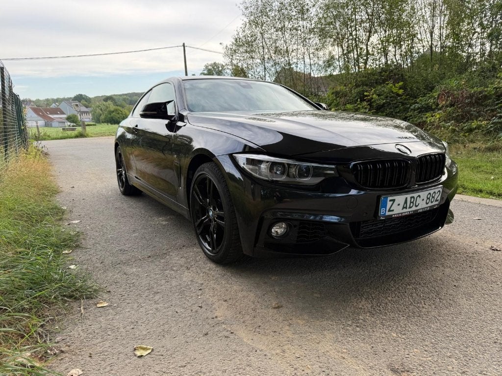 BMW 418iA-COUPE/BLACK EDITION/M-Sport/Automat/Full Option!!!, Auto's, Dealer onderhouden, Zwart, Bedrijf, 5 zetels