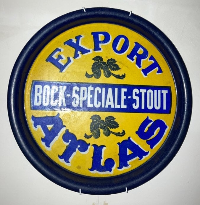 Plateau à bière Enamel Export Atlas, Enlèvement ou Envoi, Comme neuf