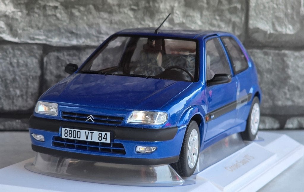 Citroën Saxo VTS 1996 Grand Pavois Blue 1:18ème, Neuf, Enlèvement ou Envoi, Voiture, Norev