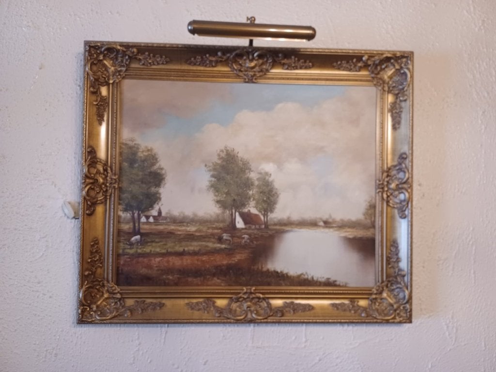 schilderij, Antiquités & Art, Enlèvement, Cadre spécial, Paysage